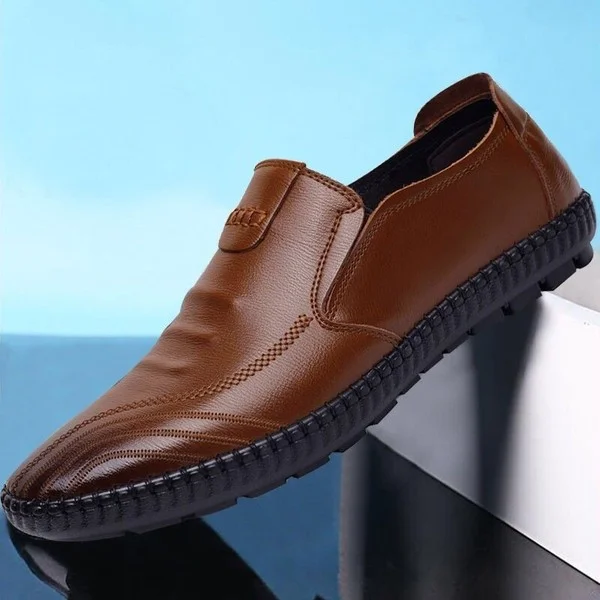 Men's business casual leather shoes - Image 3