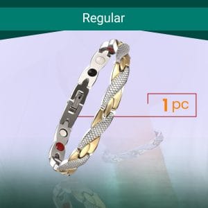 Gold Plating Negative Ion Balance Bio Magnetic Bracelet