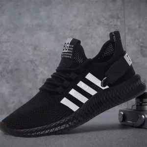 Casual shoes men's low top flying net men's sports shoes